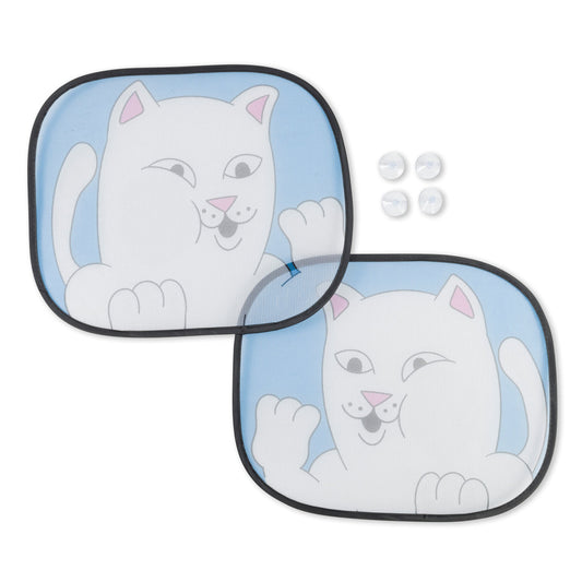 SQUISHED NERM CAR SIDE WINDOW SHADE (BLUE)