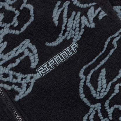 HAKU REVERSIBLE JACKET (BLACK / CHARCOAL)