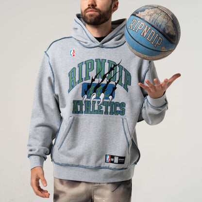 RIPNDIP ATHLETICS STITCH HOODIE (ASH HEATHER)