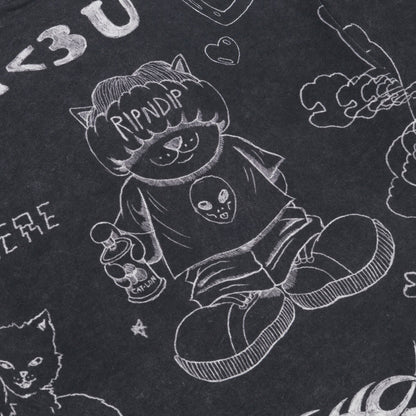 NERMAL DOMINATION TEE (BLACK WASH)