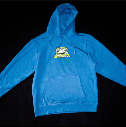 CAPITAN FUCK OFF EMBROIDERED HOODIE (SLATE)
