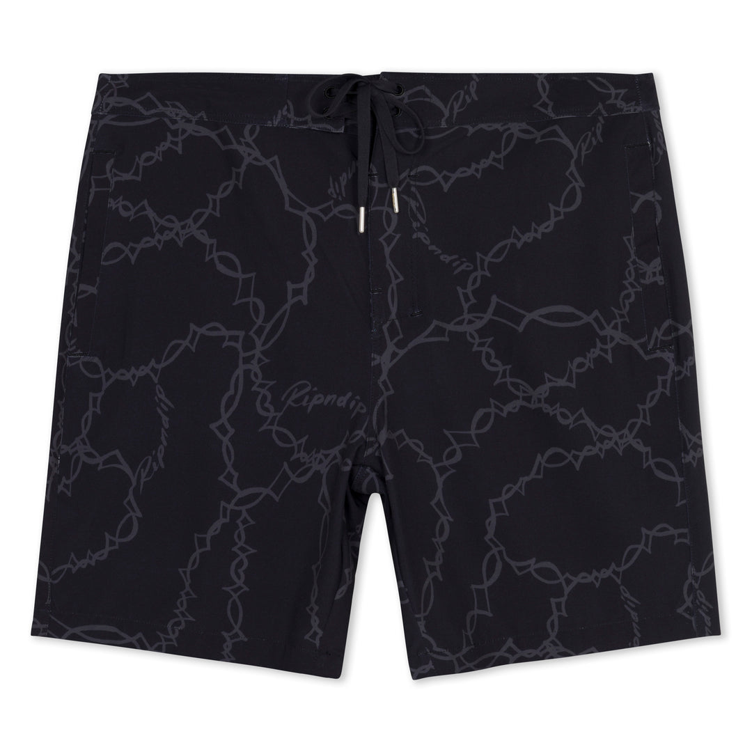 WIRED SWIM SHORTS (BLACK)