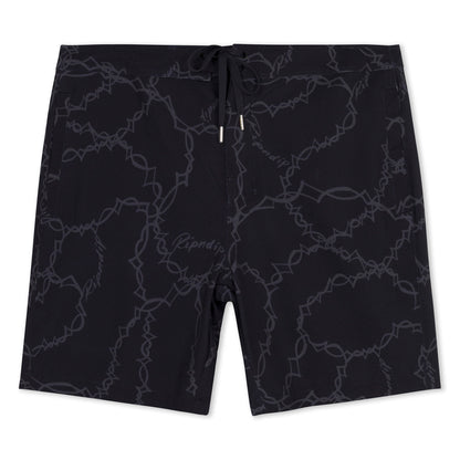 WIRED SWIM SHORTS (BLACK)