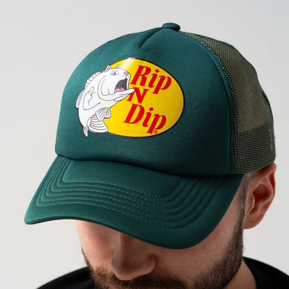 CATFISH TRUCKER HAT (LIGHT OLIVE)