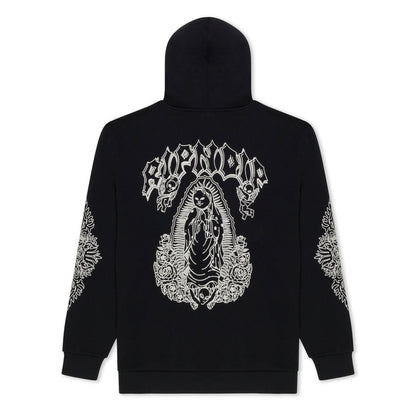 MOTHER NERM ZIP UP HOODIE (BLACK)