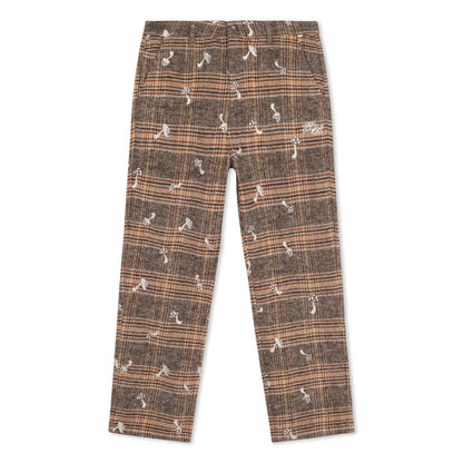 EUPHORIA PANTS (BROWN PLAID)