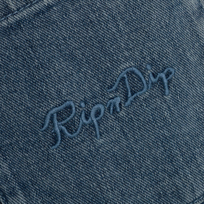 COSMIC NERM DENIM SHORTS (MEDIUM WASH)