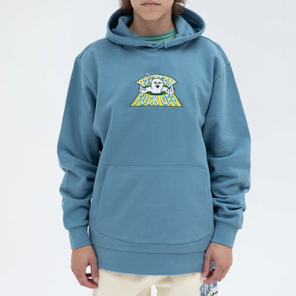 CAPITAN FUCK OFF EMBROIDERED HOODIE (SLATE)