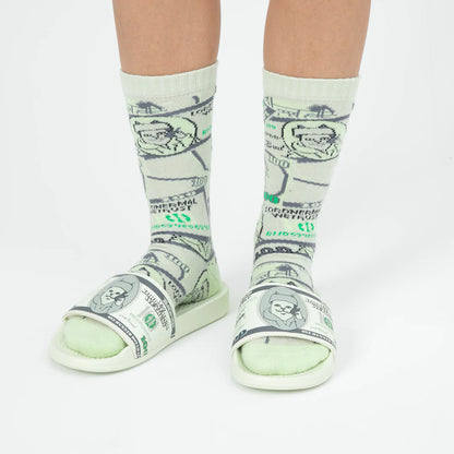 MONEYBAG SOCKS (OLIVE)