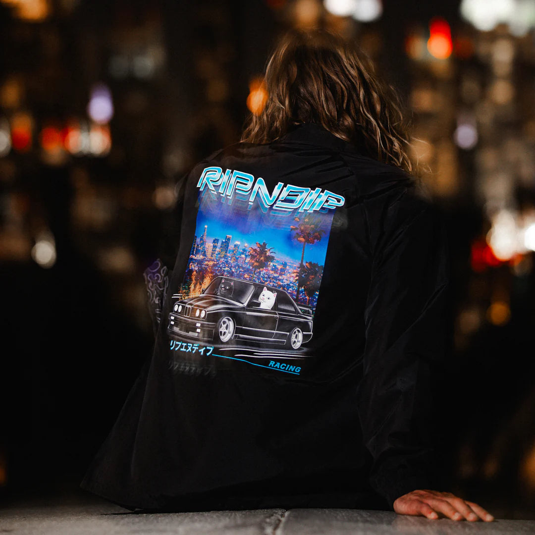 VROOM VROOM COACHES JACKET (BLACK)