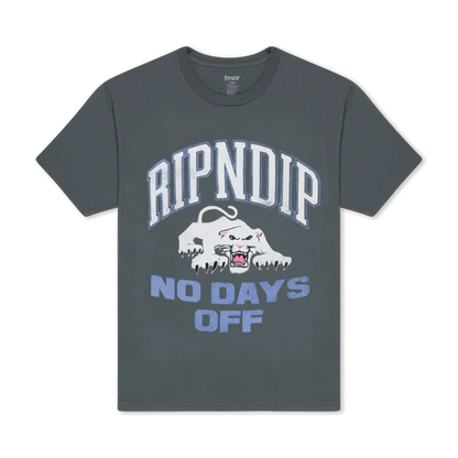 TSHIRT WHITE PANTHER (CHARCOAL)