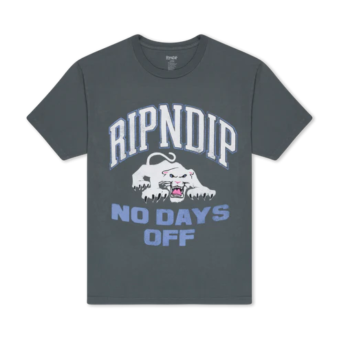 TSHIRT WHITE PANTHER (CHARCOAL)
