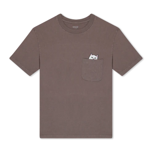 TSHIRT LORD NERMAL POCKET (TAN MINERAL WASH )