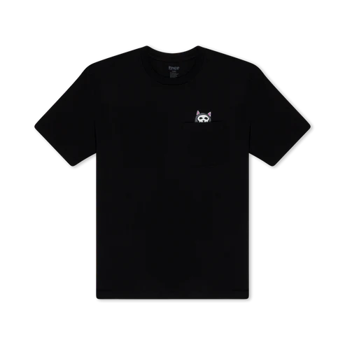 TSHIRT TRICK OR TREAT POCKET (BLACK)