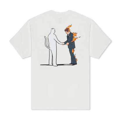 TSHIRT BURN (BONE)