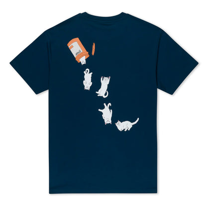NERMAL PILLS TEE (NAVY)