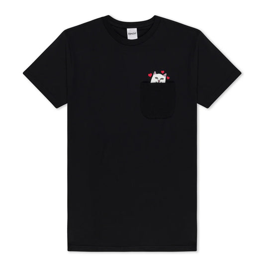 LORD NERMAL LOVES POCKET TEE (BLACK)