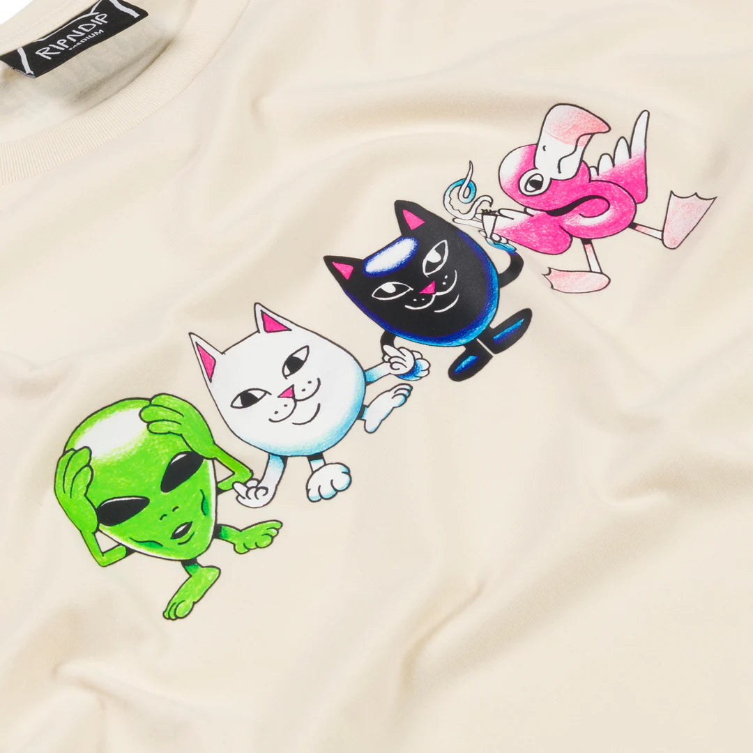 BESTIE GANG TEE (NATURAL)