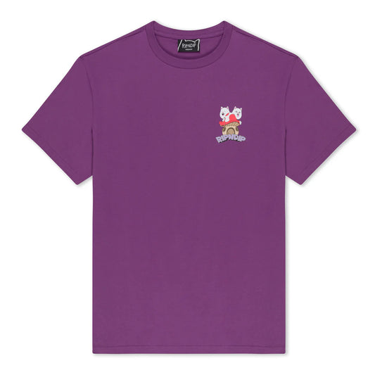 SHROOM HOUSE TEE (PLUM)