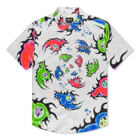 EMBER SHORT SLEEVE BUTTON UP (DUSTY CREY)