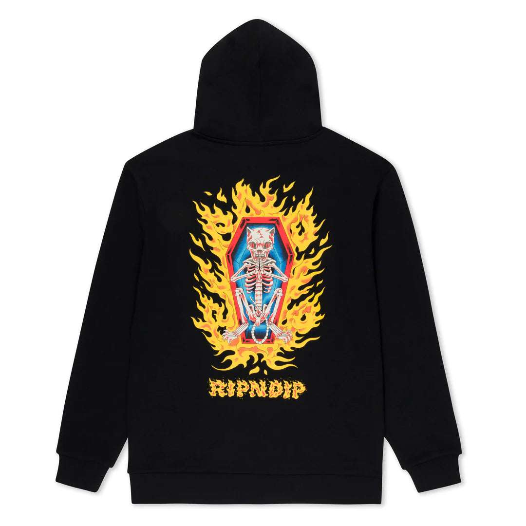BURN IN HECK HOODIE (BLACK)