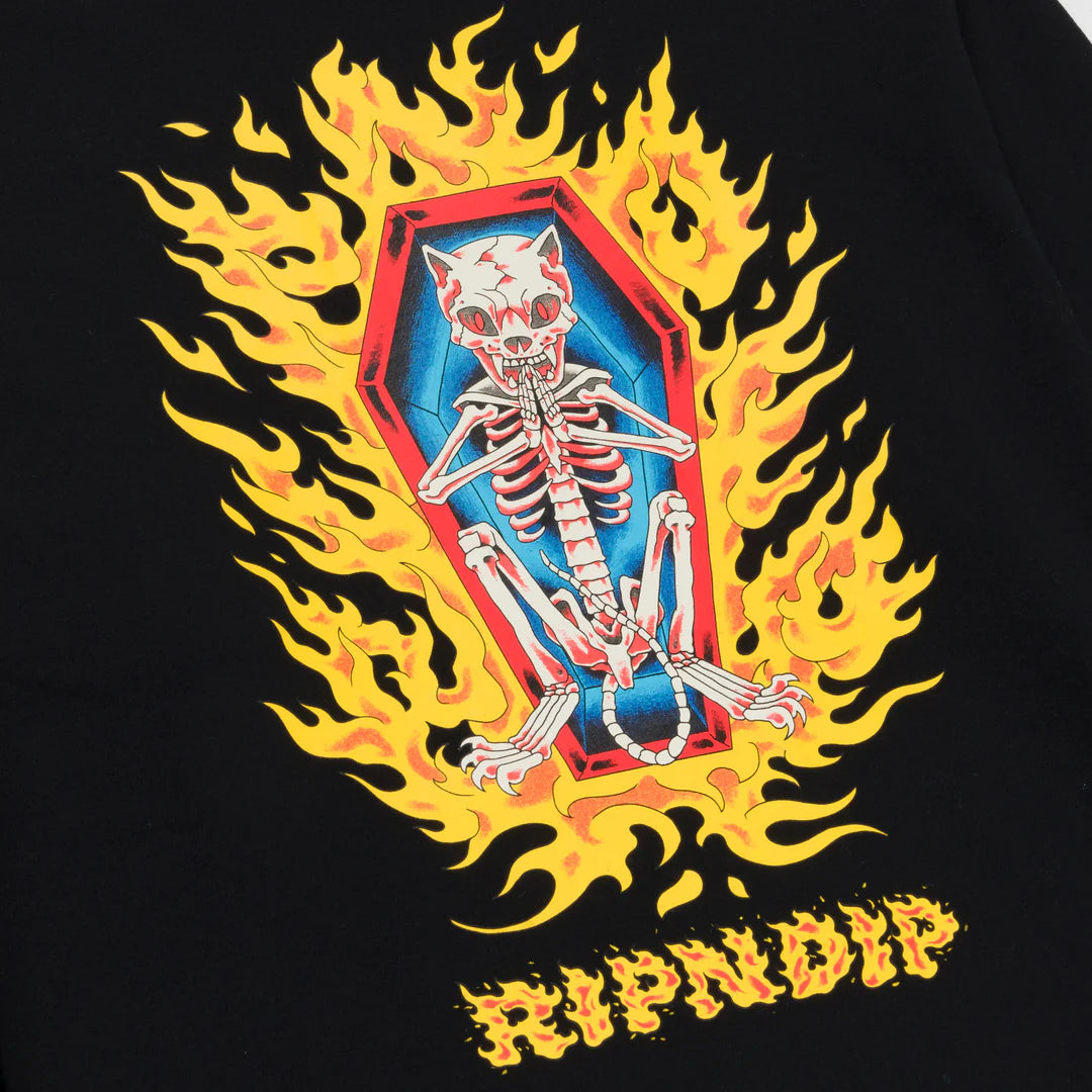 BURN IN HECK HOODIE (BLACK)