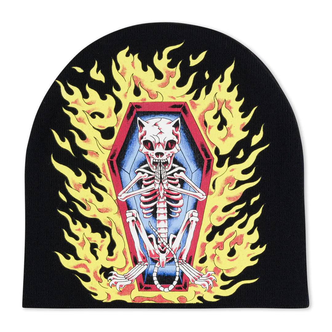 BURN IN HECK BEANIE (BLACK)