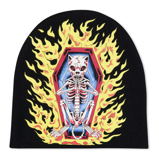 BURN IN HECK BEANIE (BLACK)