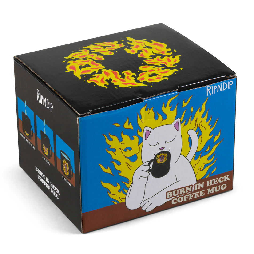 Burn In Heck Coffee Mug (Black)