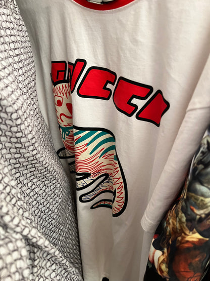 GUCCI DISTRESSED CAT TEE