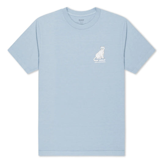 Man I love Felines Tee (Powder Blue)