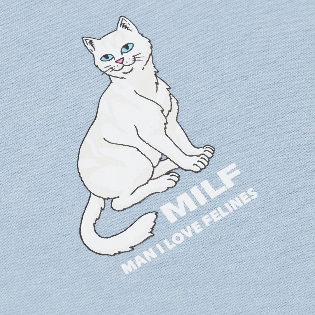 Man I love Felines Tee (Powder Blue)