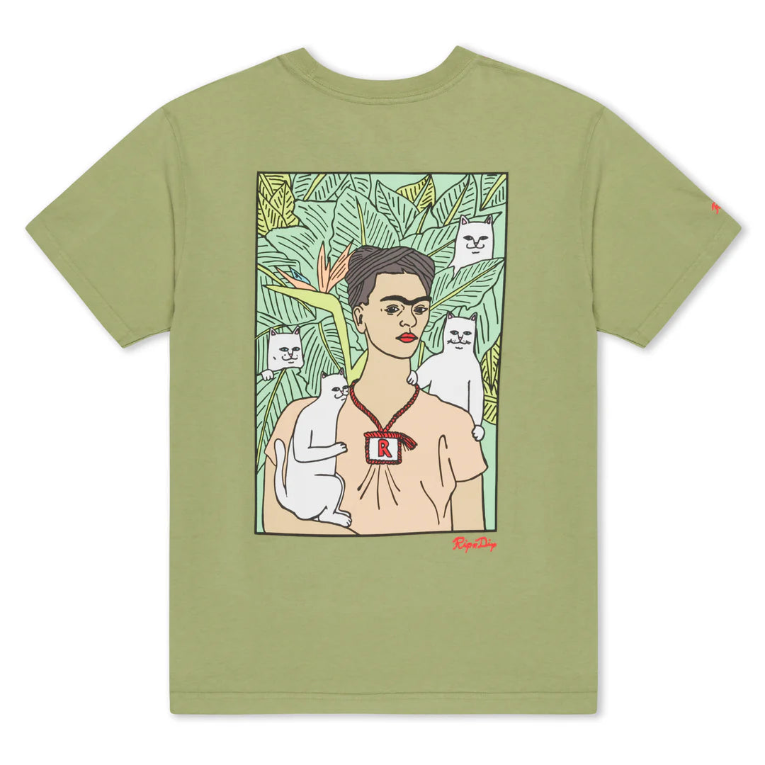 Nermal Portrait Tee (Light Forest)