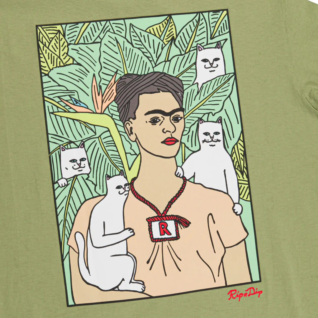 Nermal Portrait Tee (Light Forest)