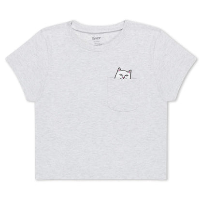 Lord Nermal Cropped Baby Pocket Tee (Ash Heather)