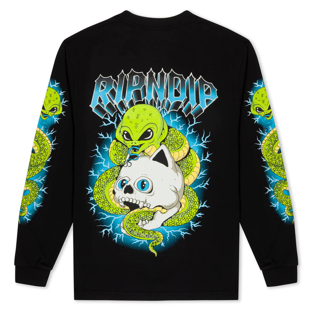 Skull and Bones Long Sleeve (Black)