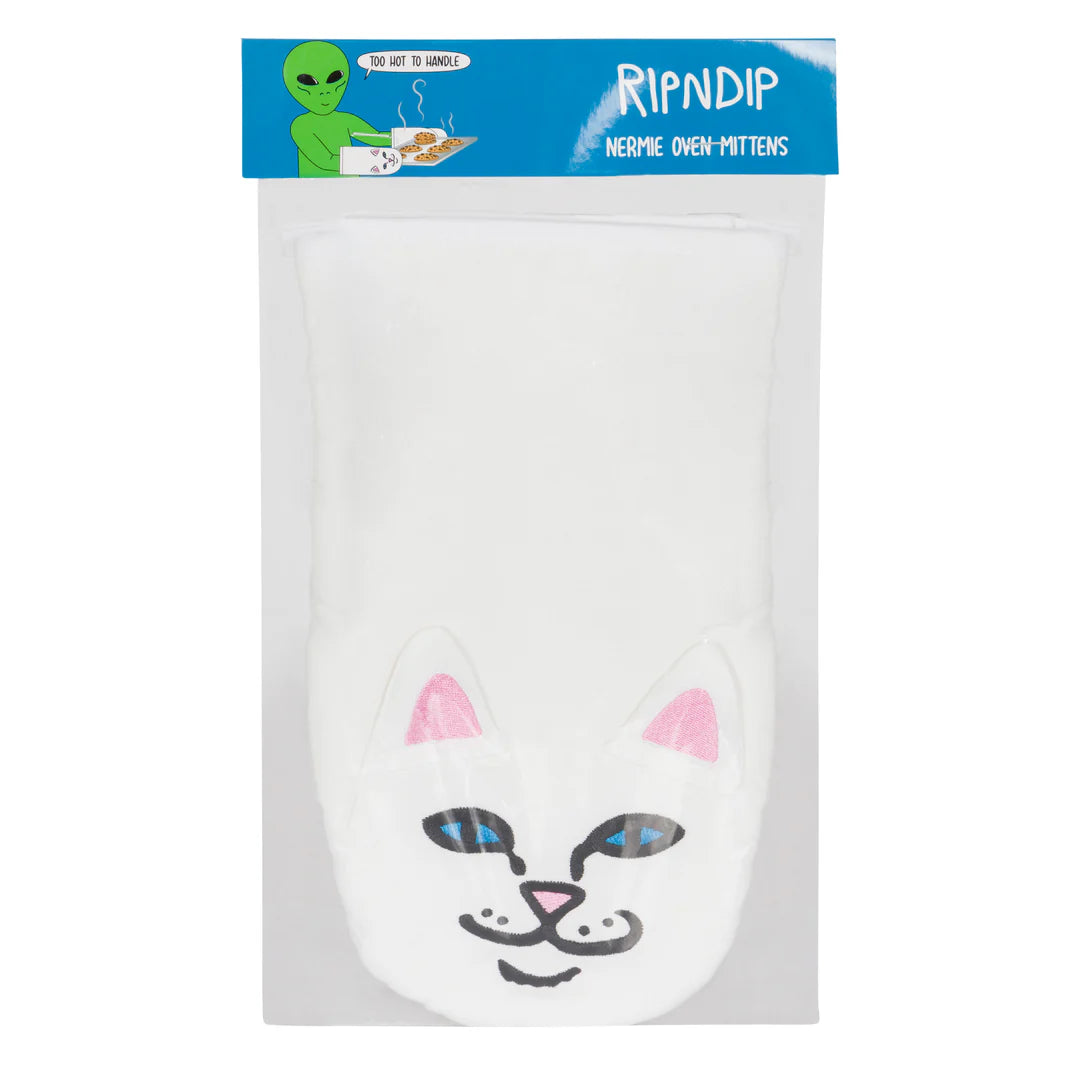 Nermie Oven Mittens (White)
