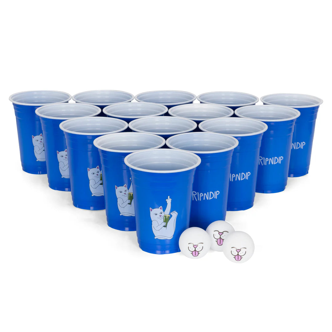 Lord Nermal Beer Pong Set (Blue)