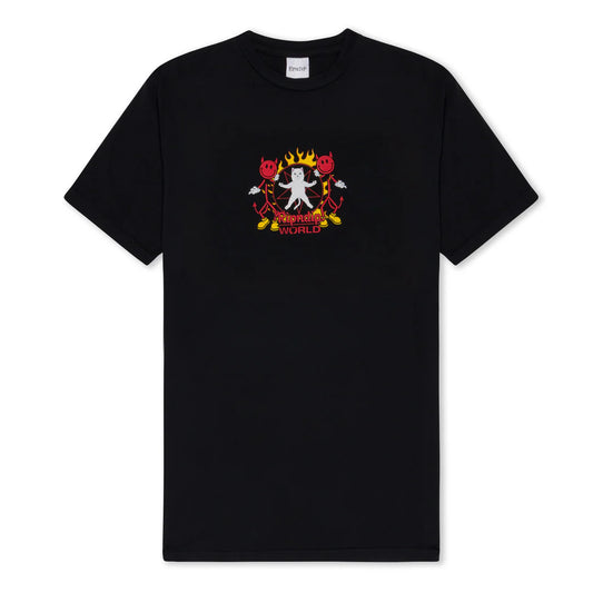 RIPNDIP WORLD TEE (VINTAGE BLACK)