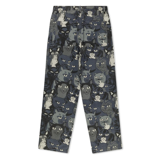 Family Tree Denim Pants (Black)