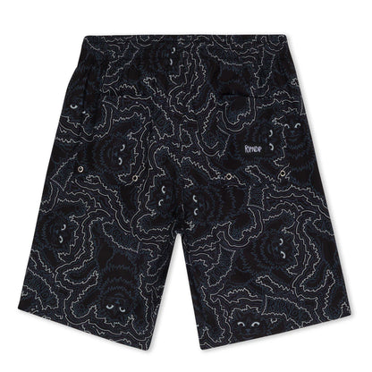 BIG PUSSY ENERGY  SWIM SHORTS (BLACK)
