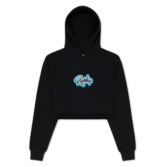 IN LOVING MEMORY CROPPED HOODIE (BLACK)