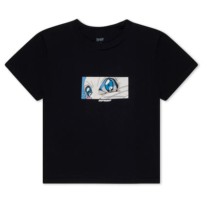 Metal Claw Cropped Baby Tee (Black)