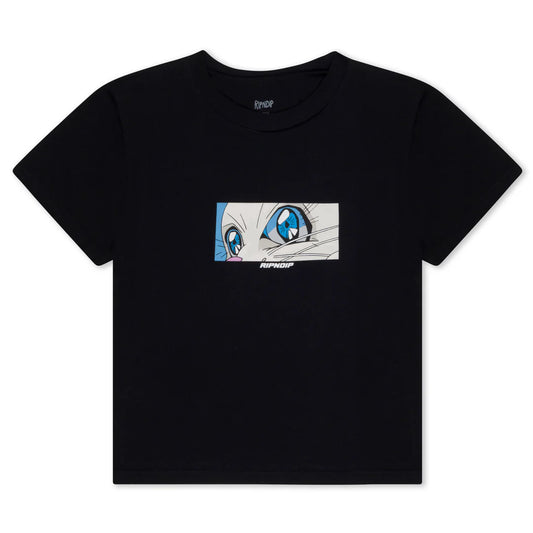 Metal Claw Cropped Baby Tee (Black)