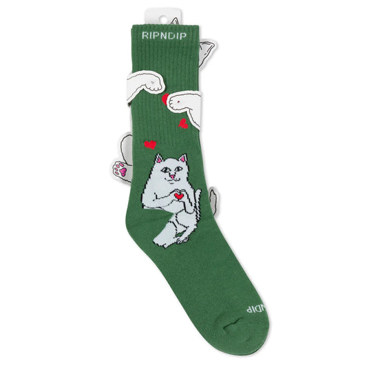 Nermal Loves Socks (Dusty Pine)