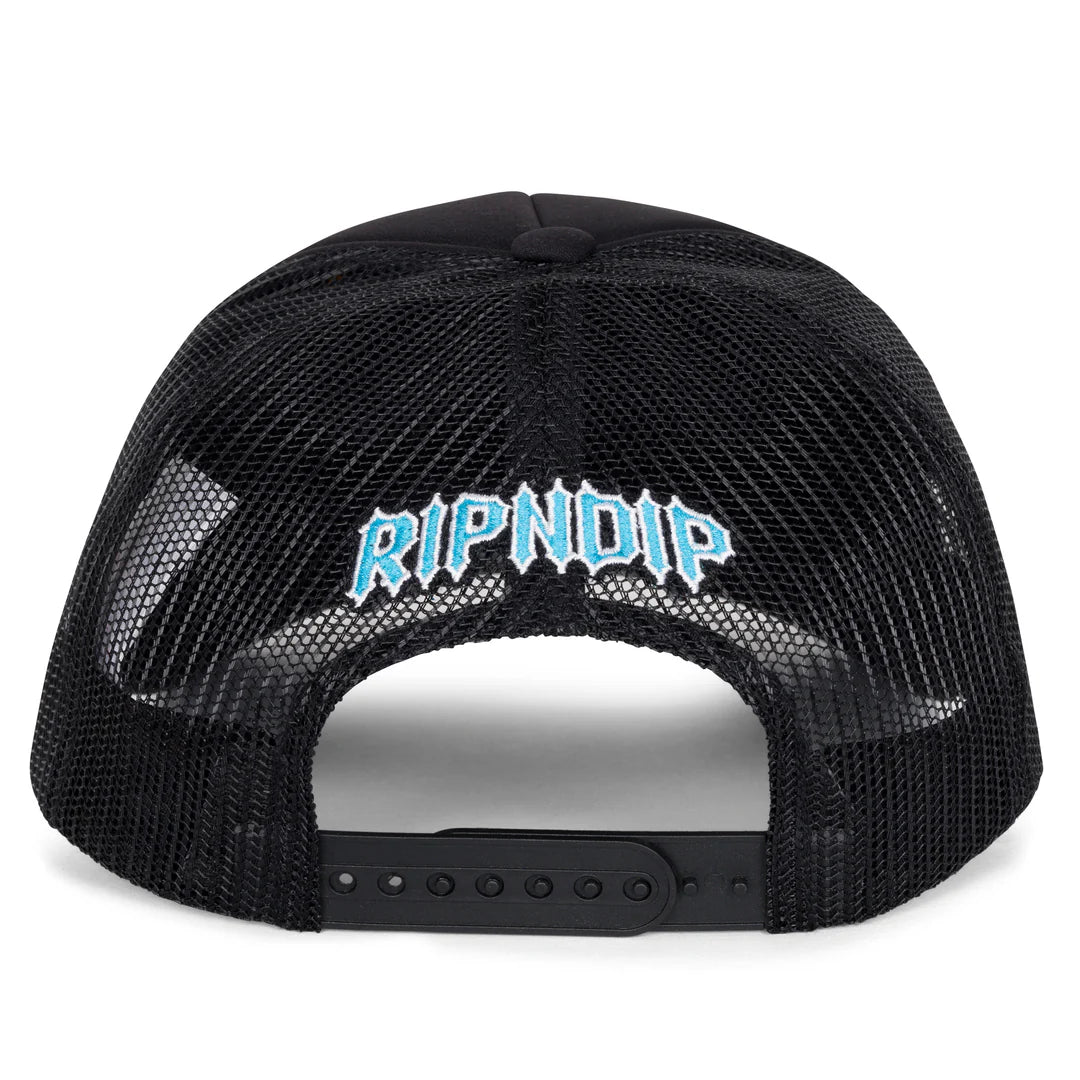Skull and Bones Trucker Hat (Black)