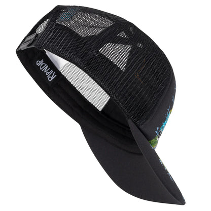 Skull and Bones Trucker Hat (Black)