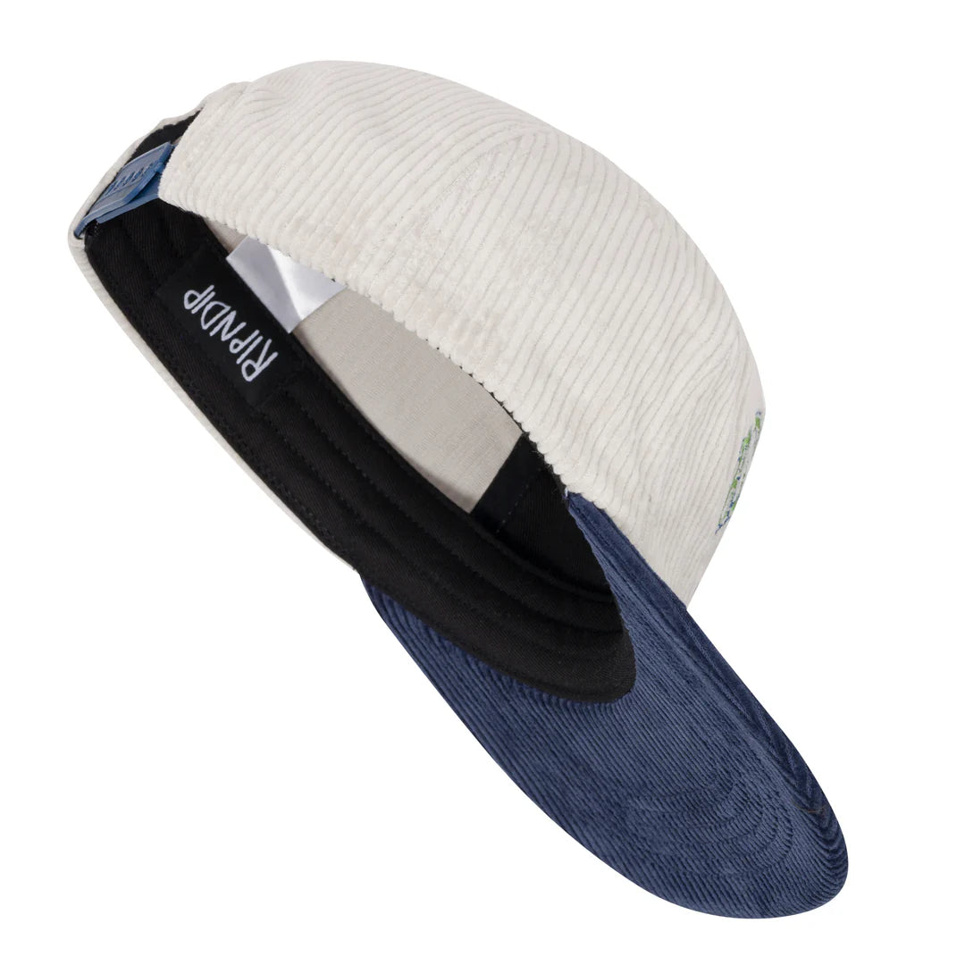 Ripndip Athletics Snapback (Bone/Navy)