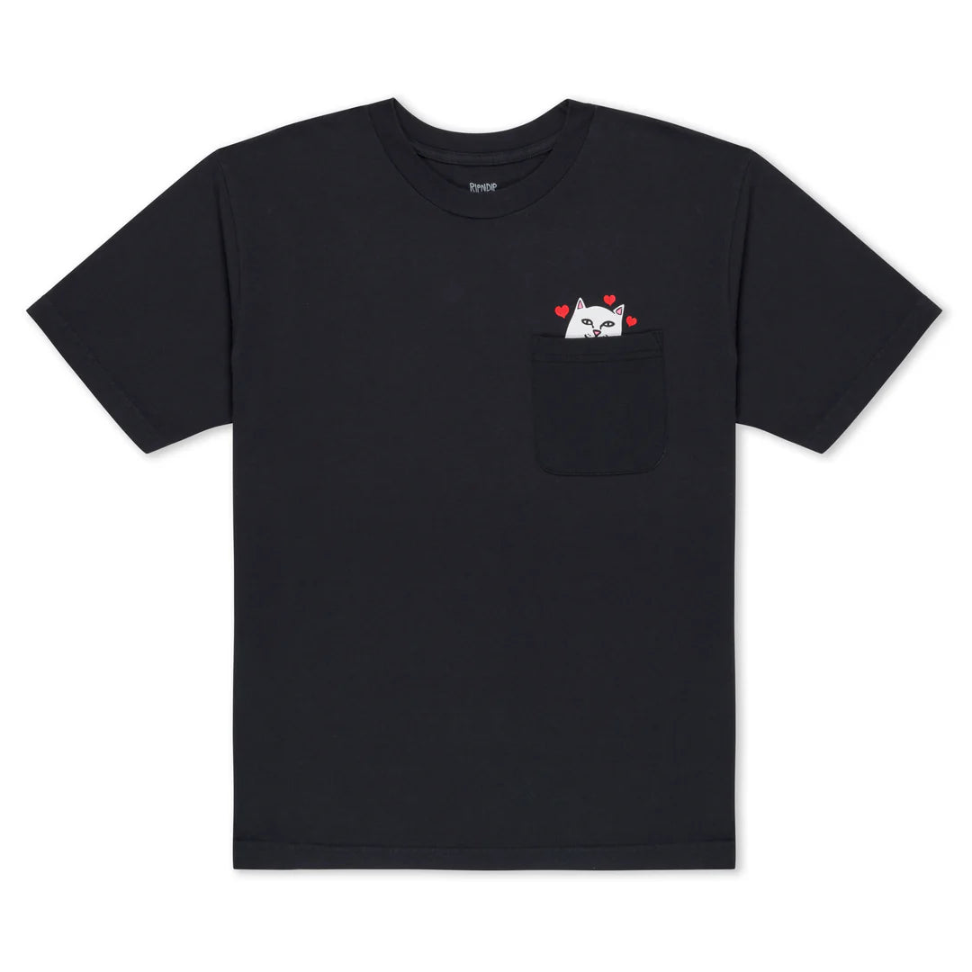Nermal Loves Pocket Tee (Charcoal)