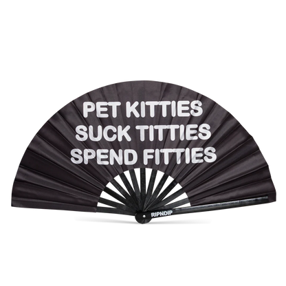 Pet Kitties Fan (Black)